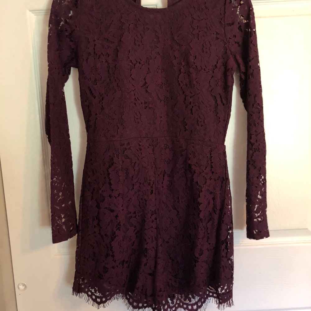Purple romper